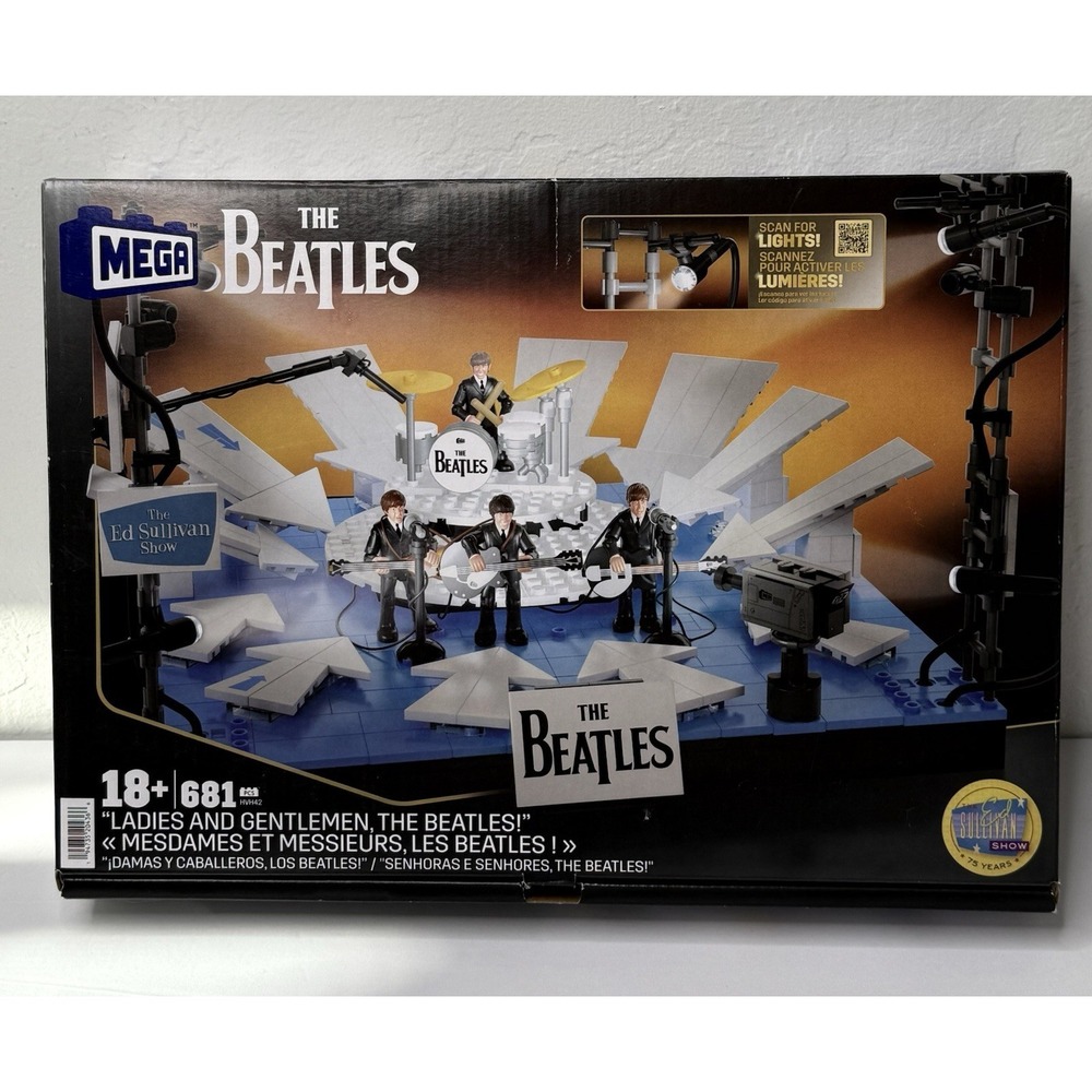 MEGA Showcase Ladies And Gentlemen The Beatles Ed‎ Sullivan Show Legos Music New